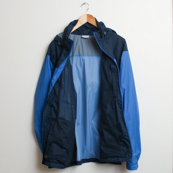 Columbia Glennaker Lake Rain Jacket Mens XL Blue - Picture 6 of 13